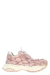 versace mercury m_vs_02 mesh and leather sneakers covered