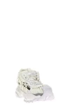 versace mercury m_vs_01 fabric and leather sneakers topped