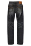 stonewashed cotton denim jeans