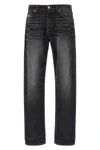 stonewashed cotton denim jeans