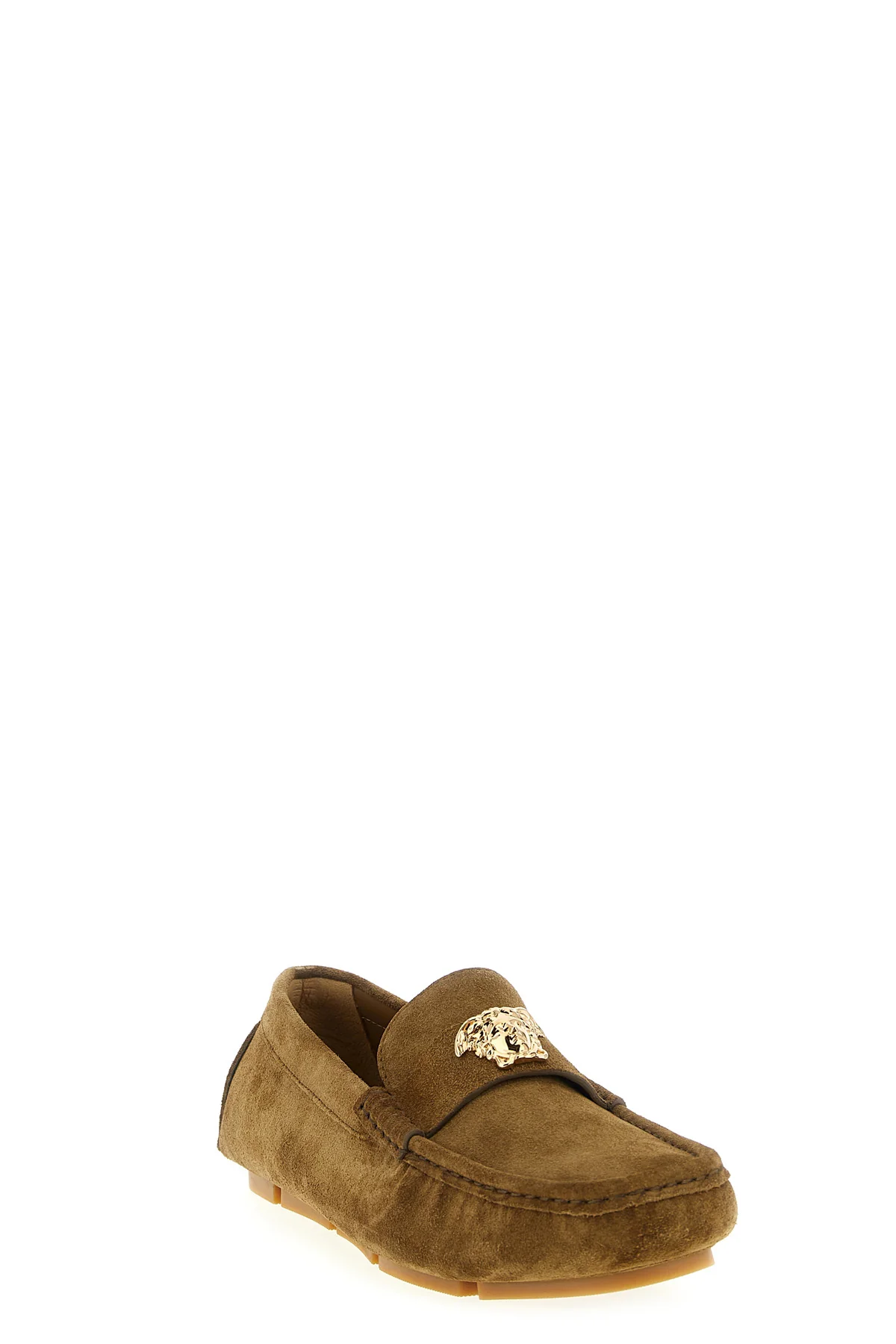 VERSACE 40 suede loafers