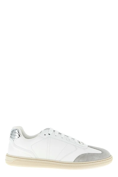 greca court smooth leather sneakers