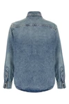 stonewashed cotton denim shirt