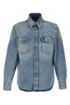 stonewashed cotton denim shirt
