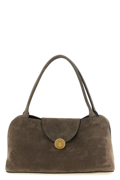 vivian medium shoulder bag in suede
