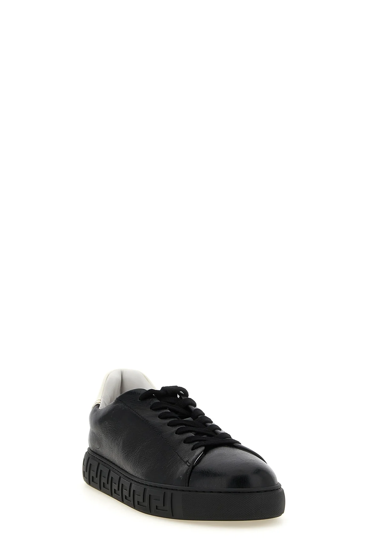 VERSACE 40 versace low-top sneakers in fine calf leather