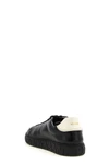versace low-top sneakers in fine calf leather