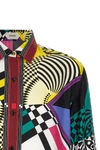 the versace shirt stands out as an exercise in sartorial precision and graphic i