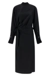 thalassa virgin wool flannel midi dress
