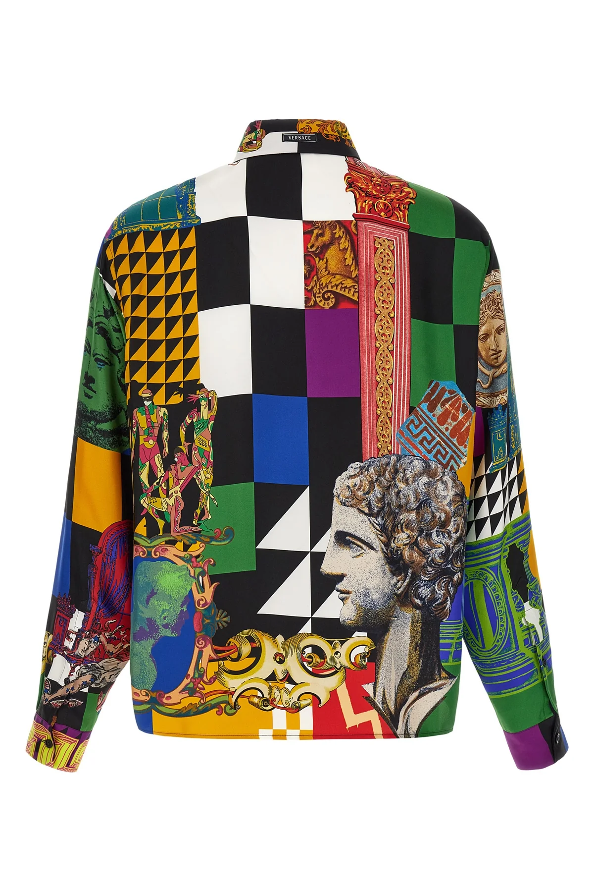 the versace pure silk twill shirt