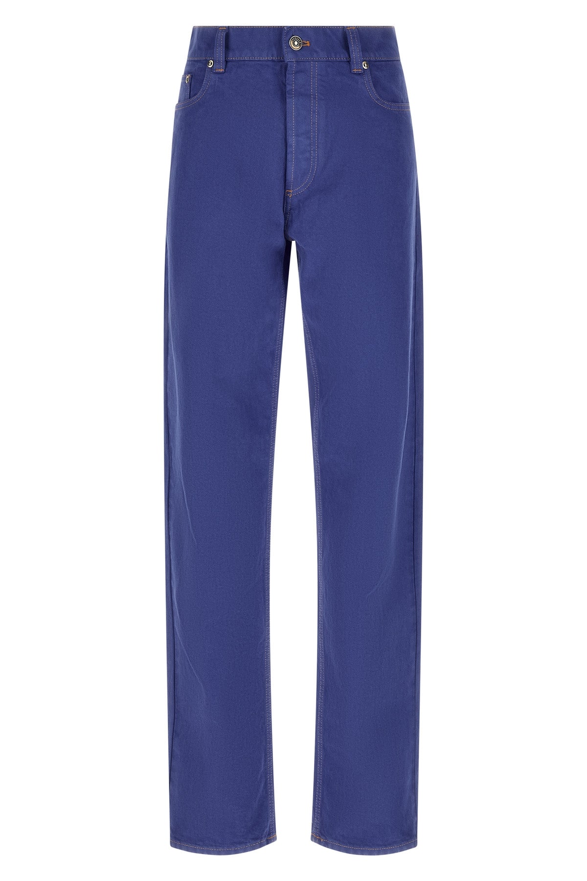 VERSACE 25 garment-dyed cotton denim jeans