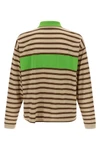 striped lightweight cotton polo shirt