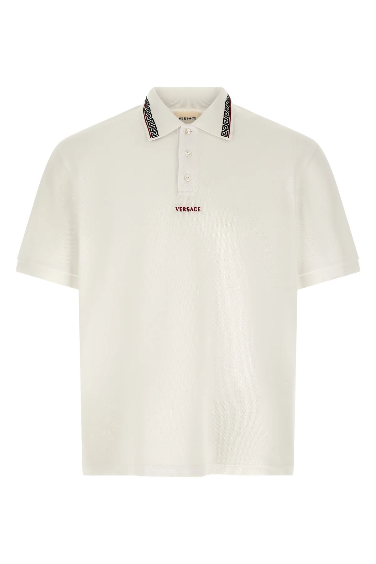 VERSACE L cotton piqué polo shirt