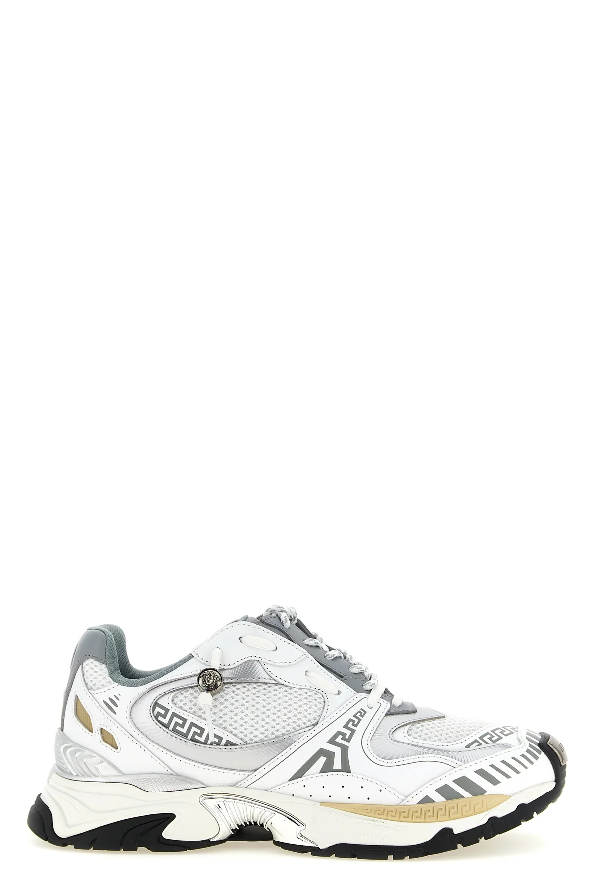 versace sneakers set new standards for luxury footwear through a complex chunky