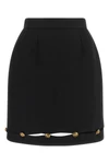 the mini skirt versace redefines sartorial geometry through a rigorous construct