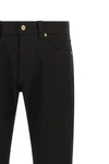 versace black denim jeans