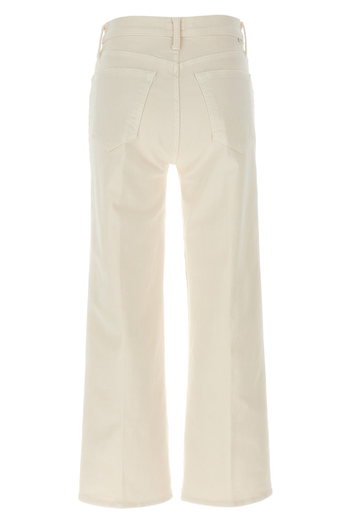 MOTHER 30 the rambler zip ankle high-waisted stretch cotton denim jeans