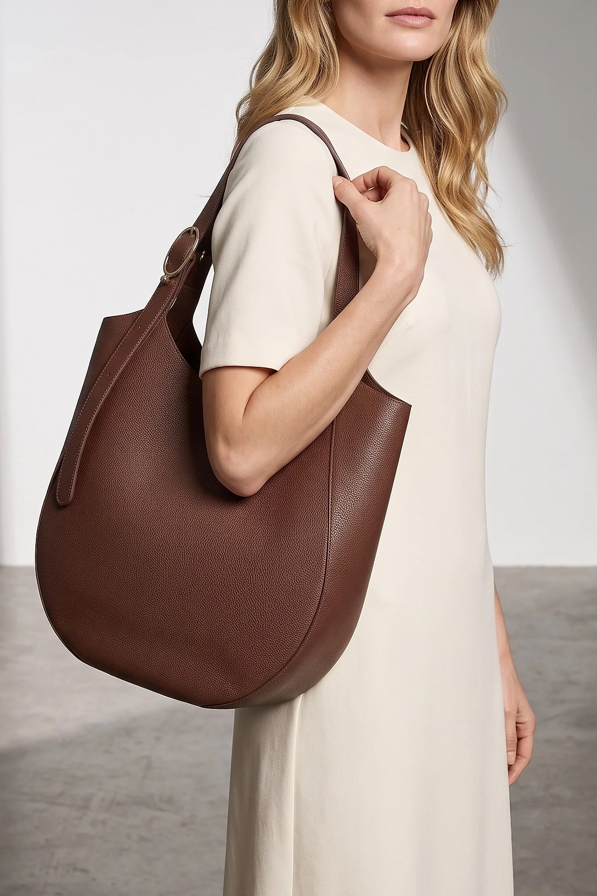 LONGCHAMP OS the longchamp xl le foulonné shopping bag is made of high-quality