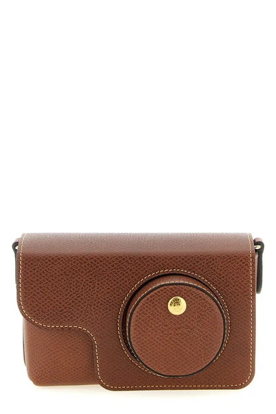 xs épure fine-grained russian leather crossbody bag