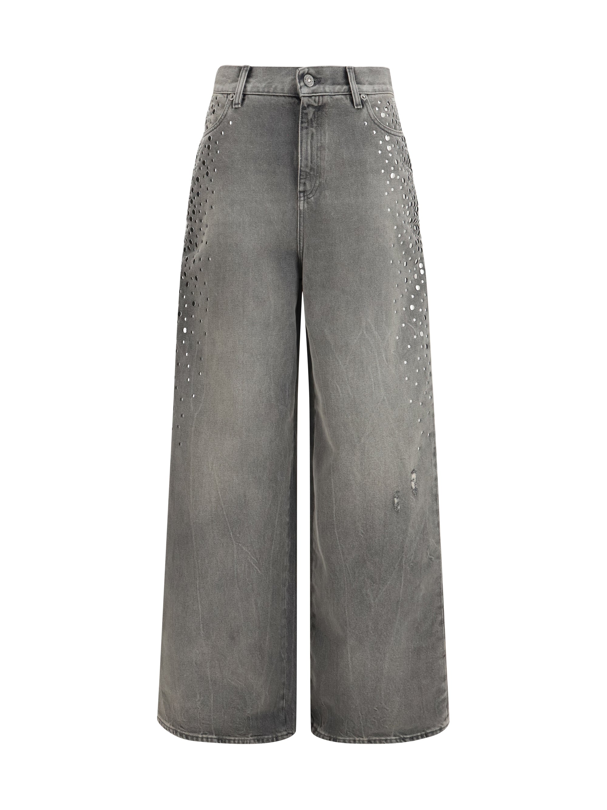 GOLDEN GOOSE 25 melody stud degraded jeans
