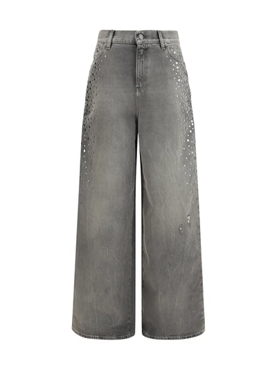 melody stud degraded jeans