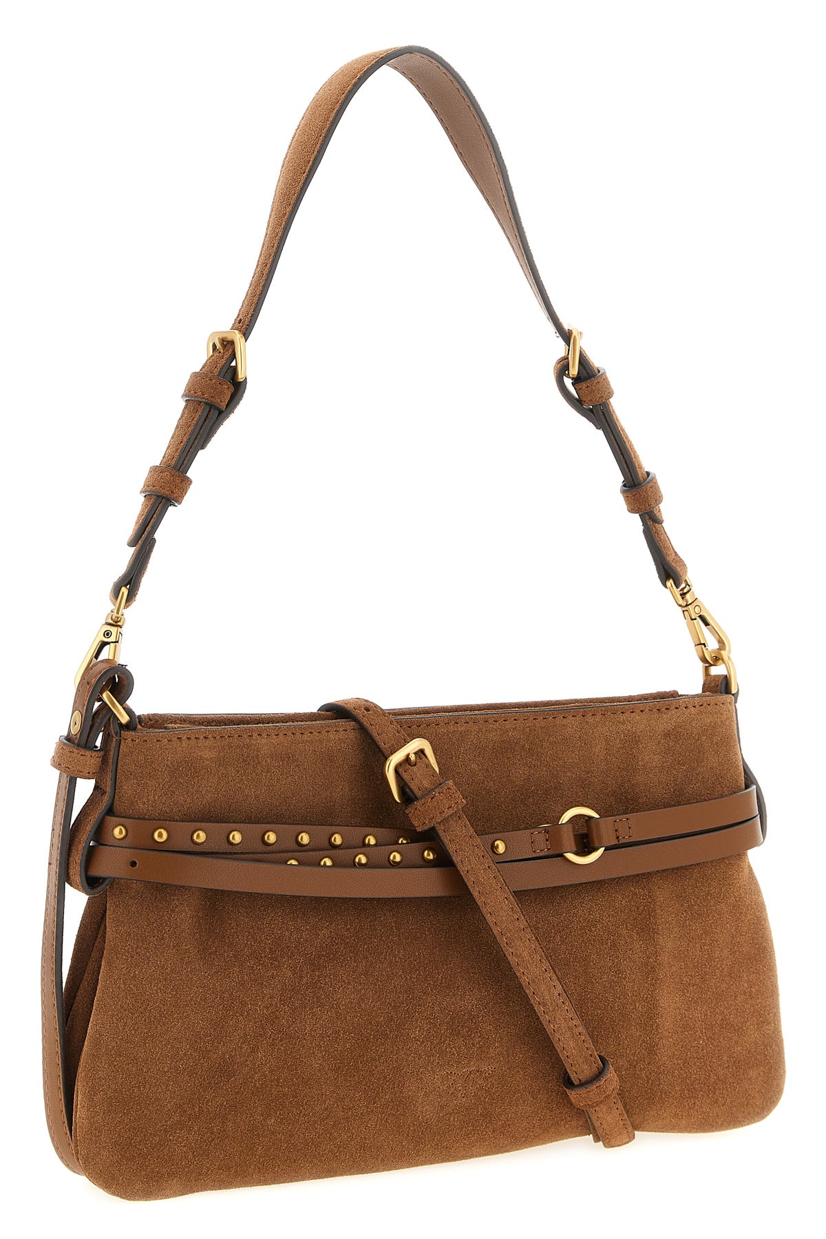 PINKO OS small suede shoulder bag belt mini