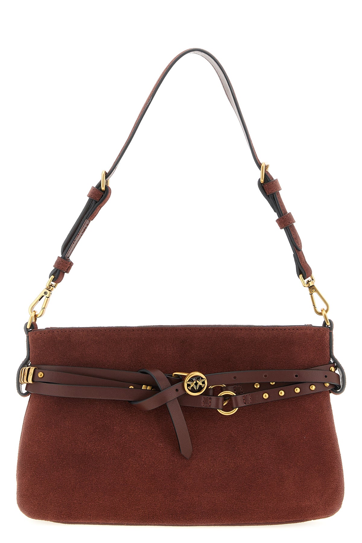 PINKO OS small suede shoulder bag belt mini