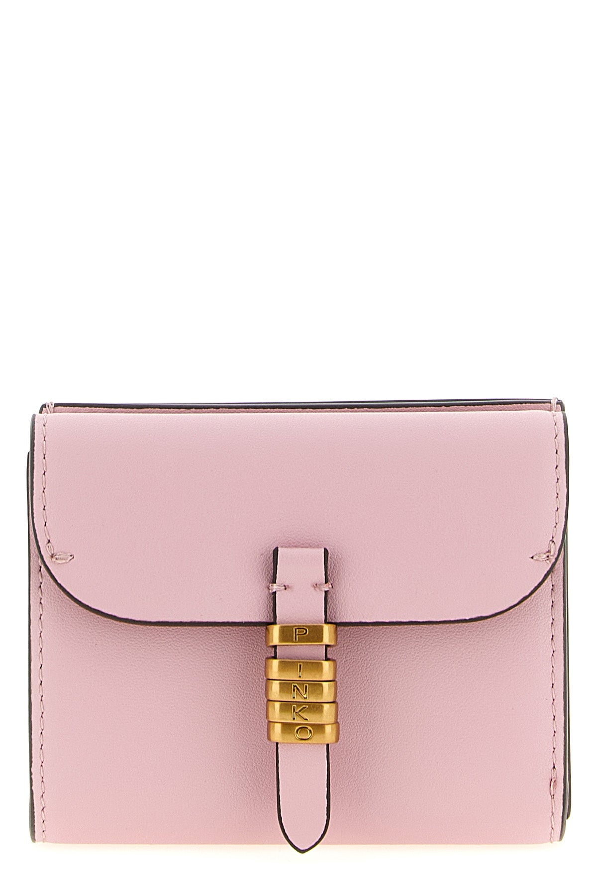 PINKO OS saddle calf leather wallet