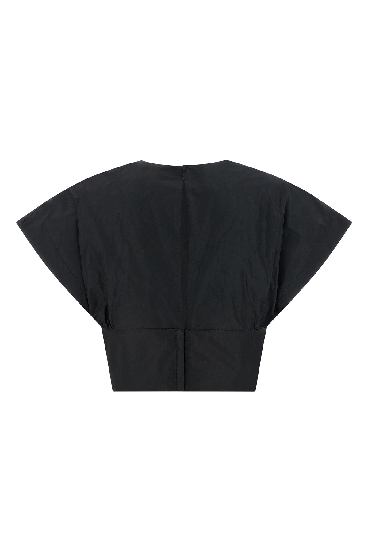 PINKO 44 asparago taffeta top