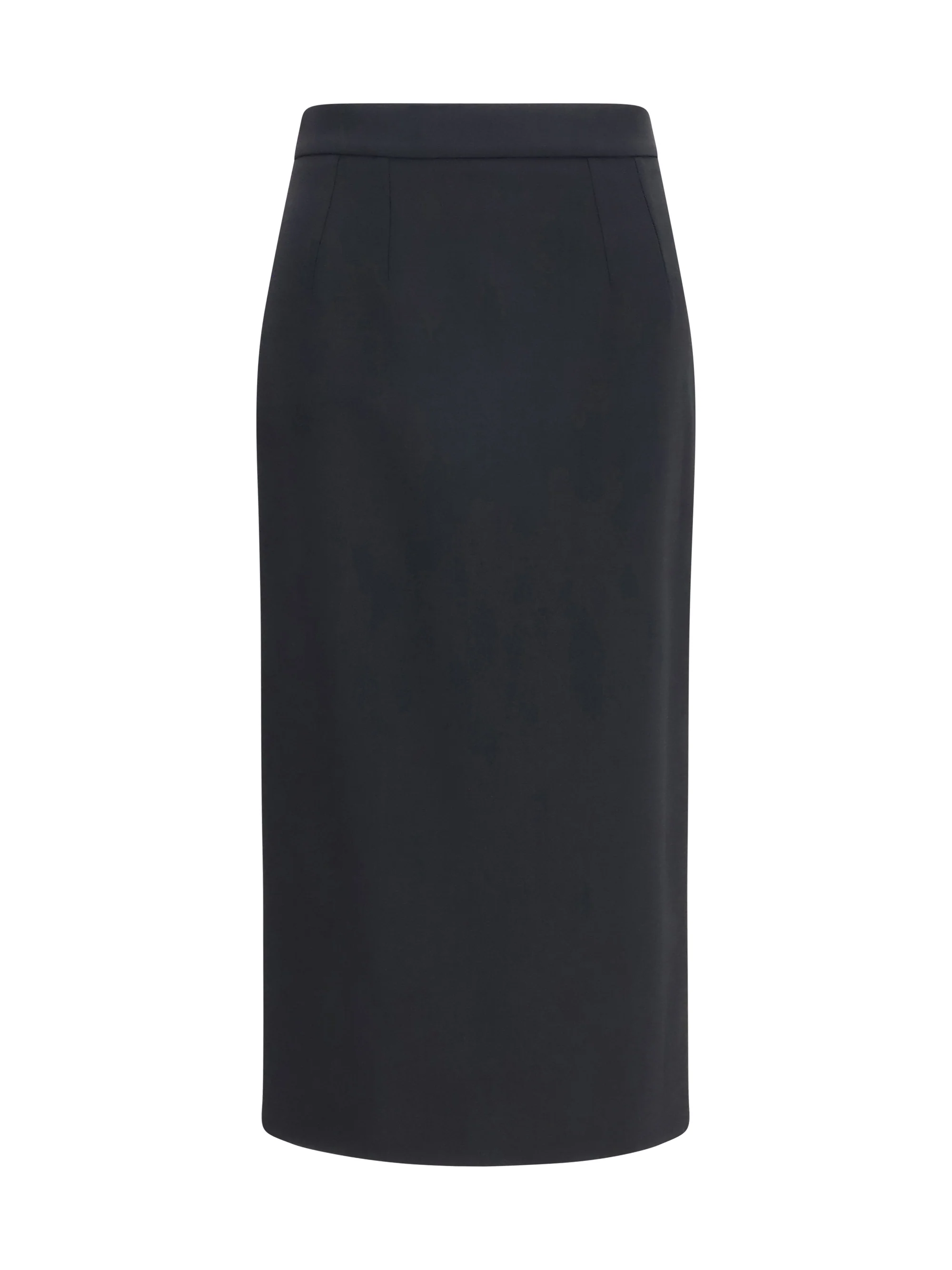 stretch wool pencil skirt