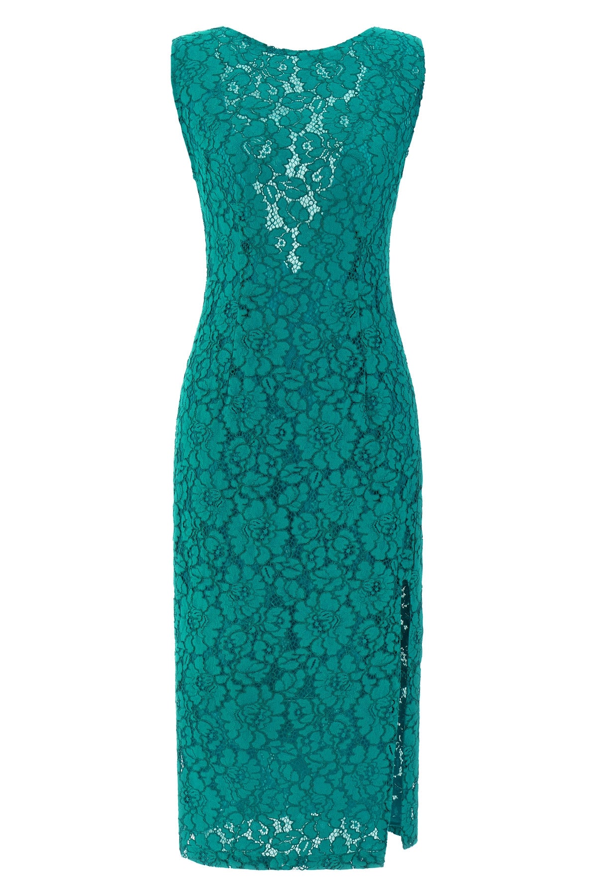 PINKO 46 drupa lace midi dress doubled