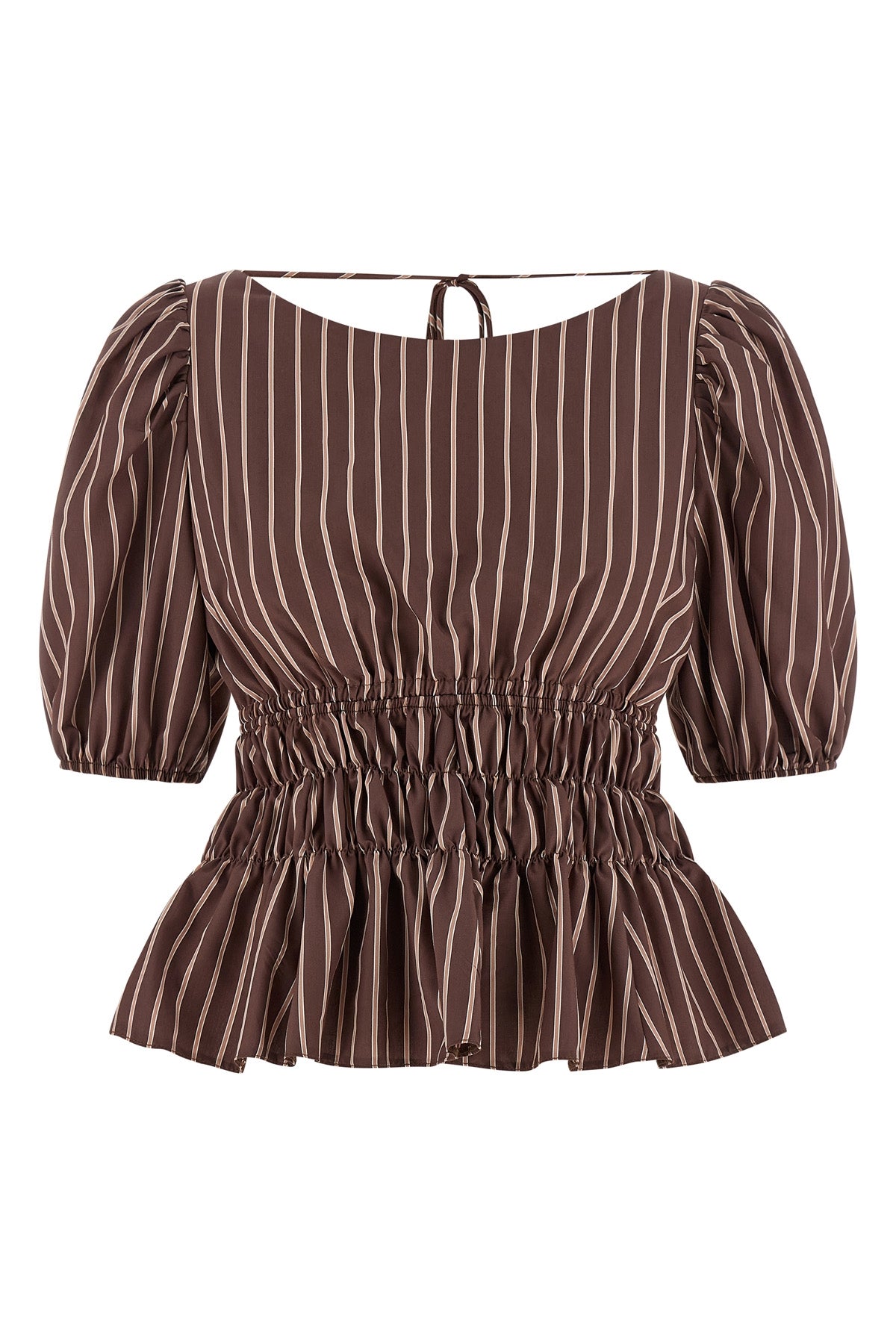 PINKO 38 jeanette top in flowing viscose fabric dyed in yarn