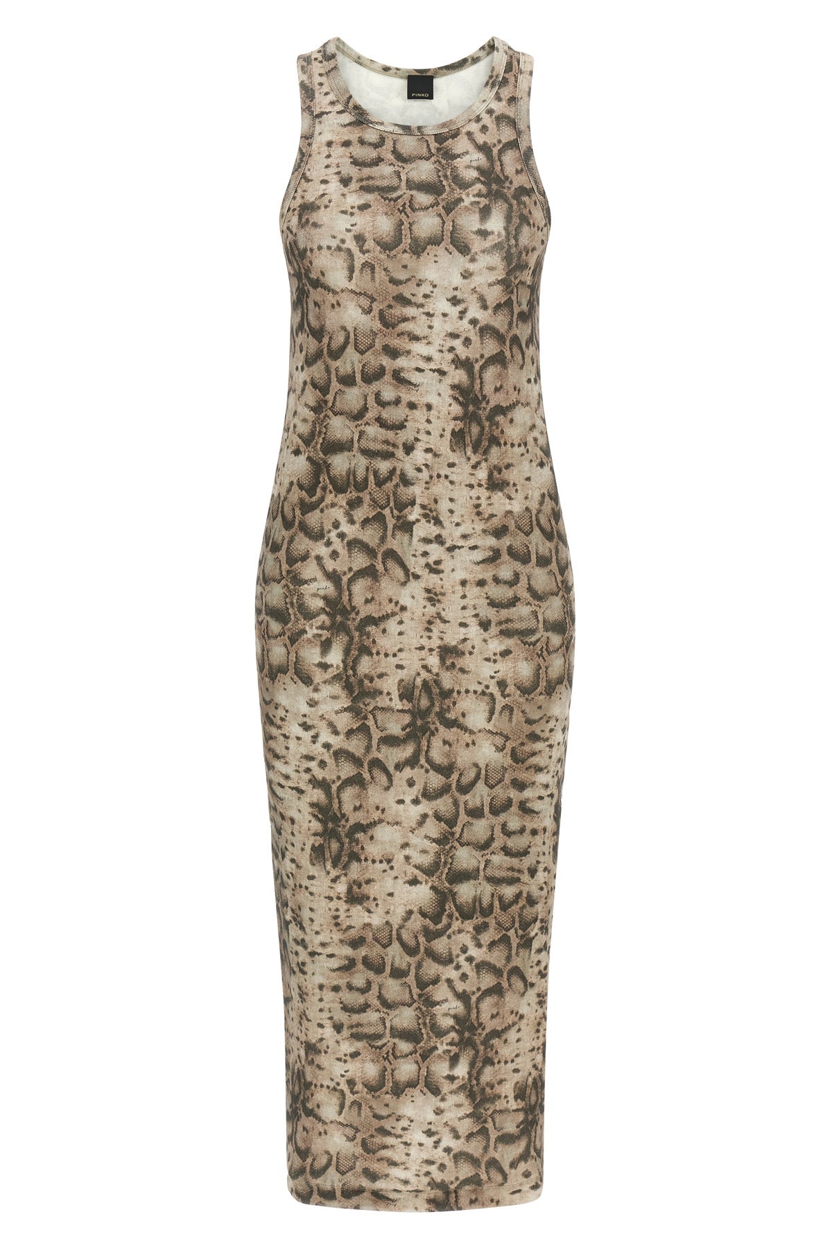 PINKO M long novoli dress in stretch cotton