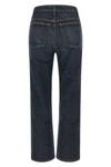 abigail khaite jeans set modern sartorial standards through a precise high-wai