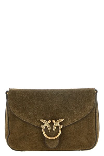 the pinko love satchel mini crossbody bag stands out for its compact and struc