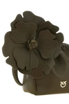 pinkos flower pouch redefines volumes through a soft pouch silhouette in fine