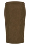 the pinko longuette skirt redefines the codes of contemporary tailoring through