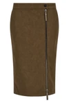 the pinko longuette skirt redefines the codes of contemporary tailoring through