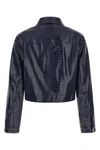 the bonarda pinko jacket redefines the codes of outerwear through a boxy silho