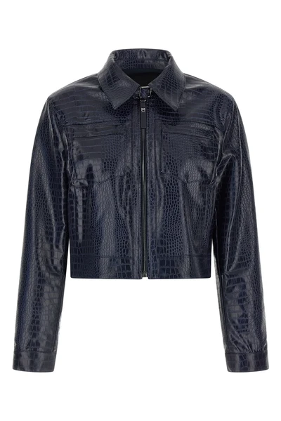 the bonarda pinko jacket redefines the codes of outerwear through a boxy silho