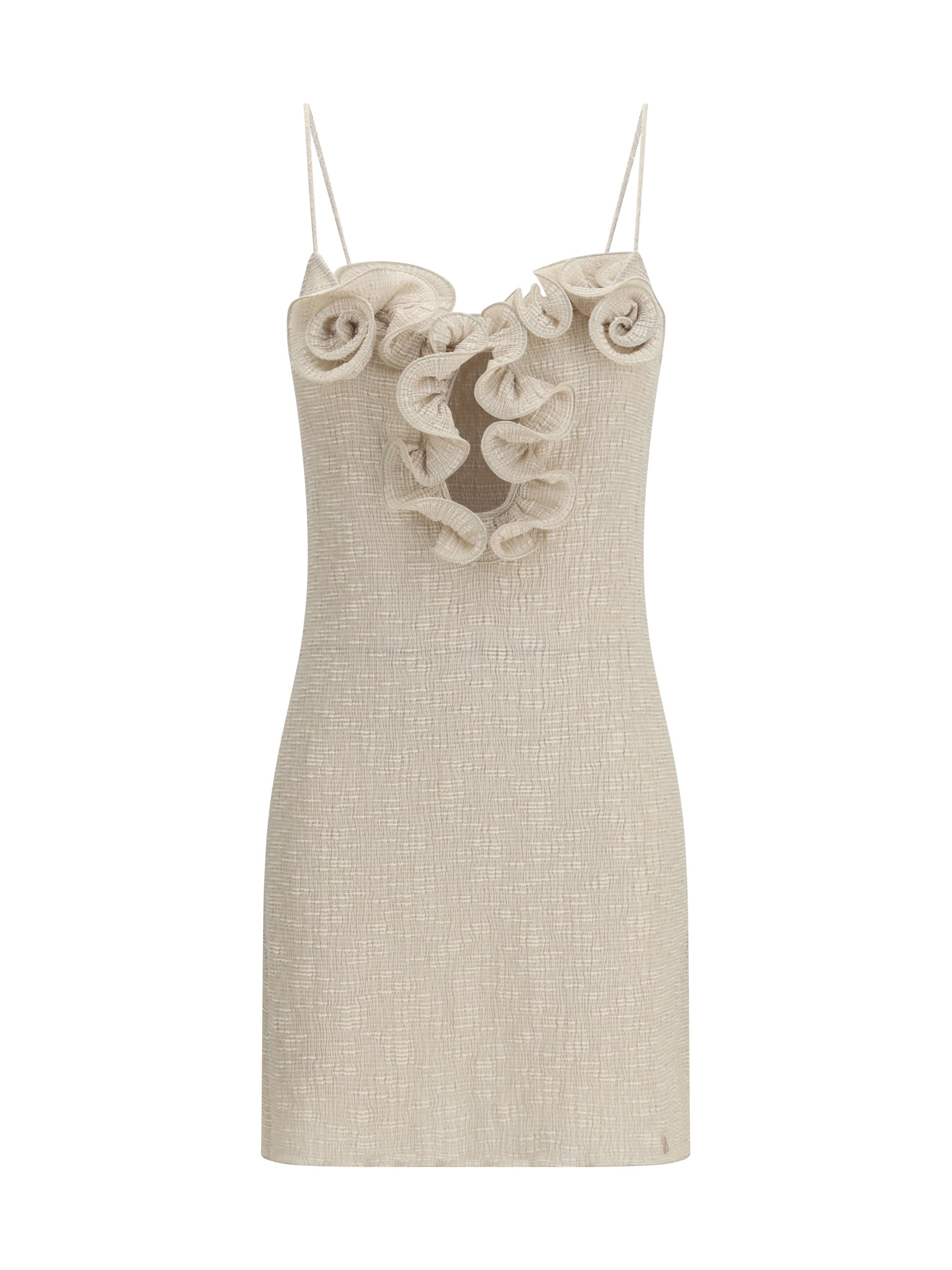 MAGDA BUTRYM 38 sleeveless crêpe beach mini dress