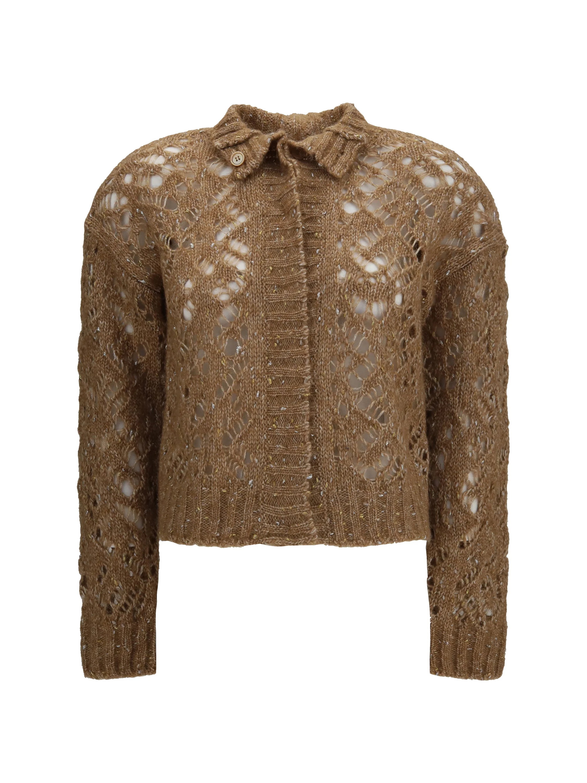 MAX MARA STUDIO L quarto openwork cardigan
