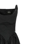 vivienne westwoods sunday midi dress reinterprets the historical codes of the
