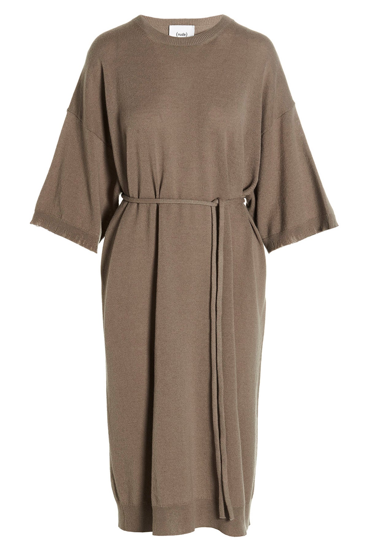 NUDE 40 wool and cashmere knit long dress