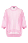 semi-transparent cotton blend sweater