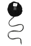 the accessory nude is distinguished by a sculptural knitting that recreates a de