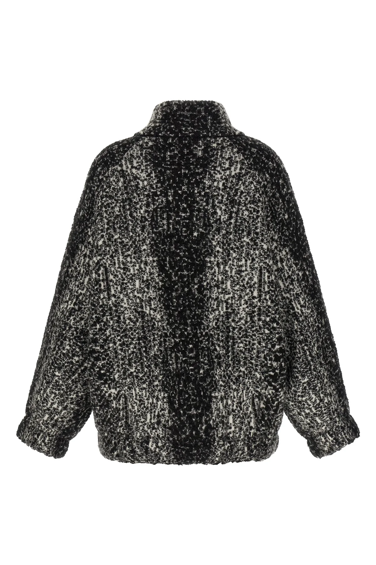 the knit bomber jacket nude redefines the codes of casual outerwear through a th