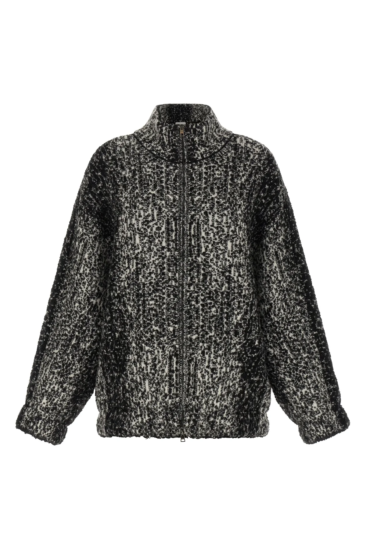the knit bomber jacket nude redefines the codes of casual outerwear through a th