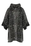 the nude knit coat redefines the volumes of contemporary outerwear through a cap