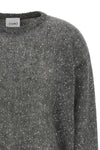 the sweater (nude) is made of a fine mohair and wool blend